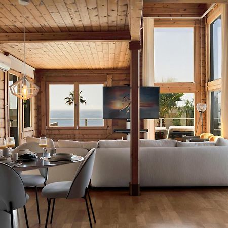 Increible Villa De Madera Con Vistas Al Mar Algeciras Exterior photo